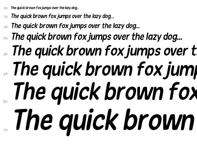 New Era Casual font waterfall